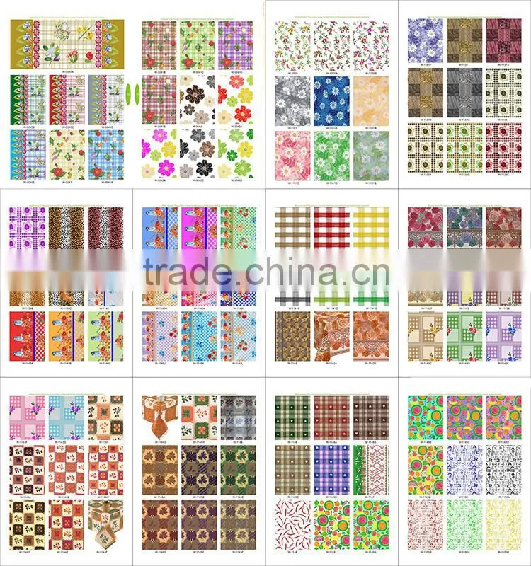 PVC compound non-woven fabric tablecloth in roll