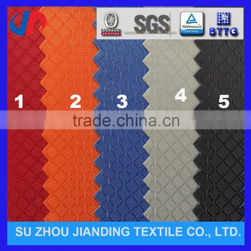Polyester Waterproof 210d Diamond Dobby Oxford Fabric For Sport Bags