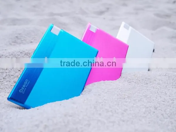most thin credit card power bank with USB flash