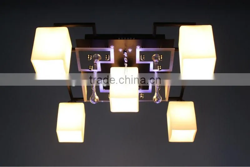 LED square crystal chandelier&pendant for house decoration