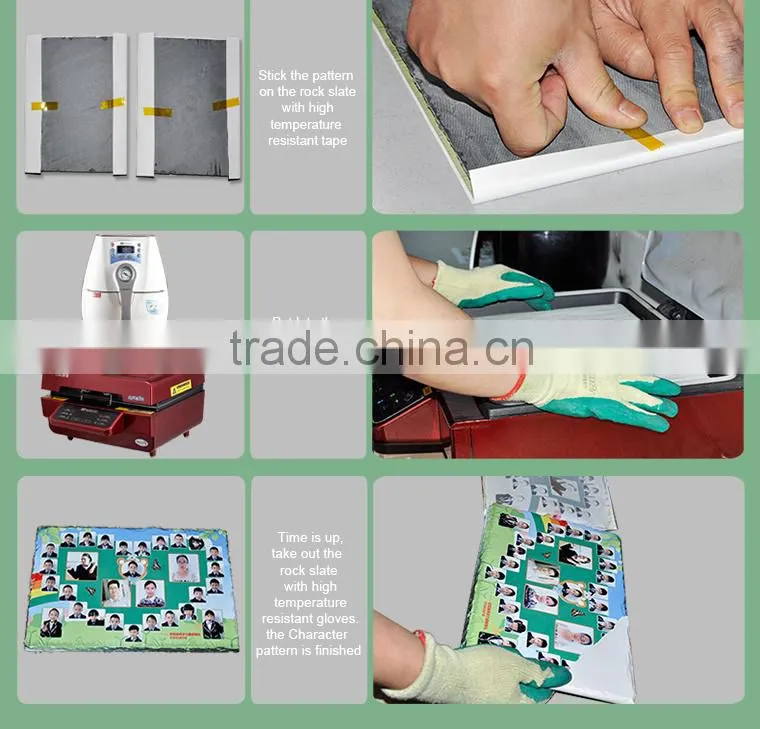 Sunmeta factory directly 3D sublimation blank rock photo SH25 20*20cm