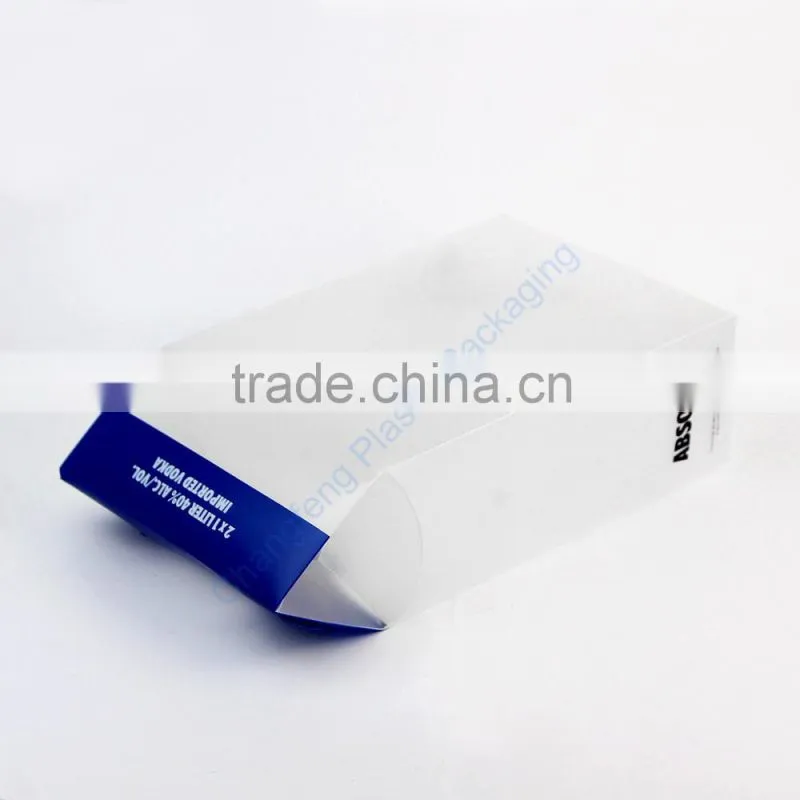 Customized Printing Frosted Clear Plastic Packaging Box