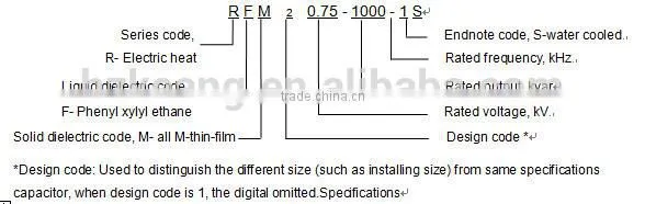 Induction heating furnace capacitor, 3000kvar