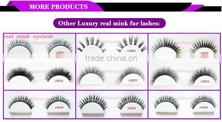 Newest Siberian handmade multi-layer hotsale 3D mink eyelash D602
