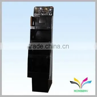 Made in China countertop 3 tiers customized new design hot selling cardboard storage shelf for sale