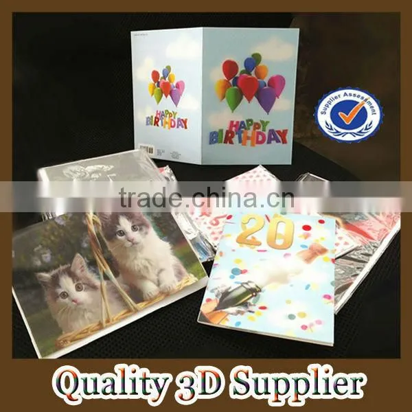 3D postcard,3D post card,plastic postcard