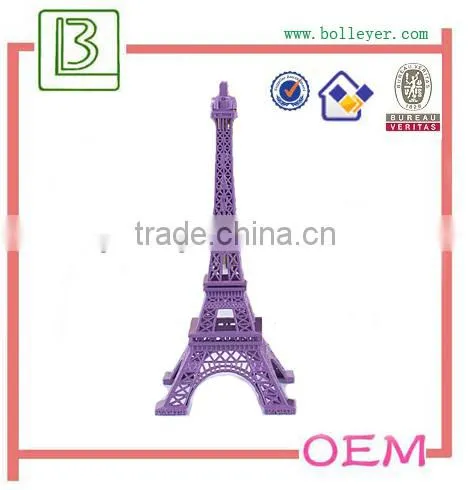 Custom different size metal eiffel tower