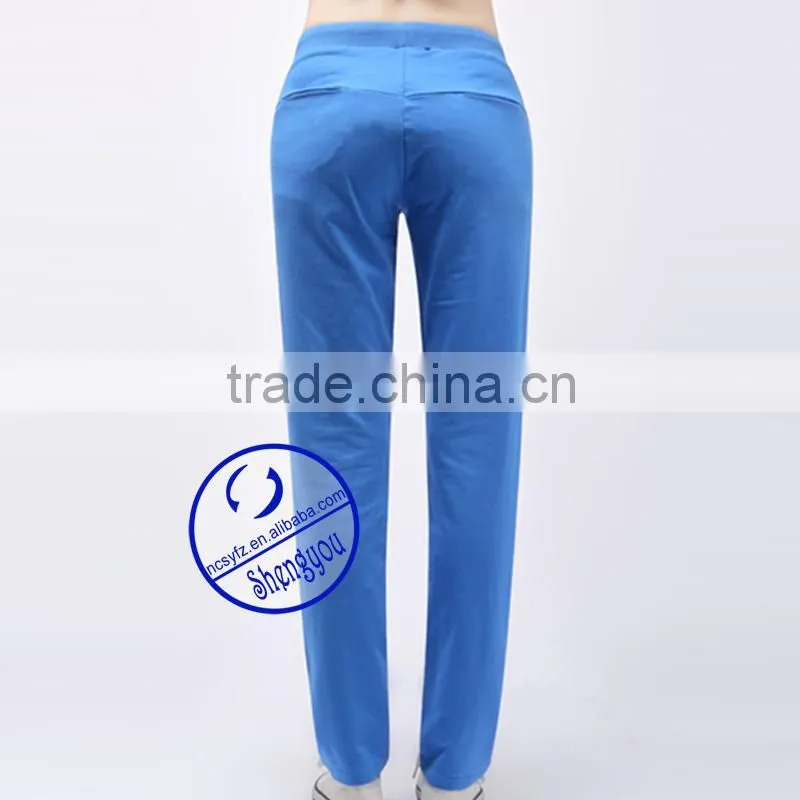 Custom new fashion style women yoga pants with pocket