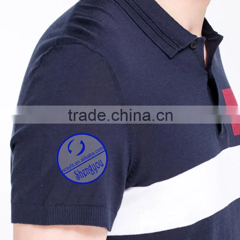2015 Cotton Sport Top, Quality Man's Clothing, Short Sleeve Mens Polo Shirt