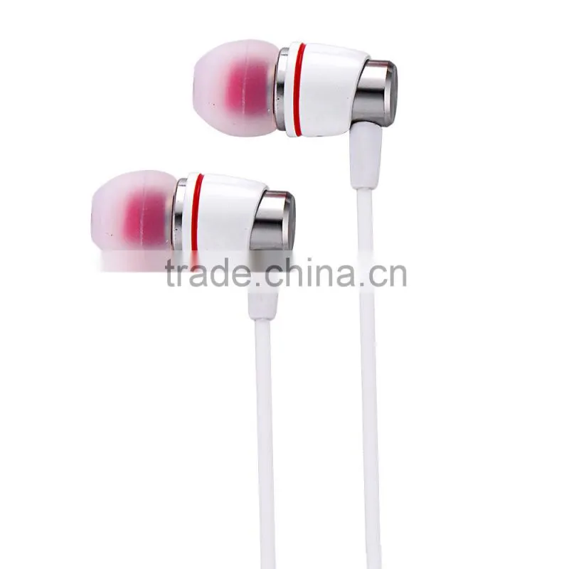 high Grade wire mobile earphone with microphone for mobile with RoHs CE FCC