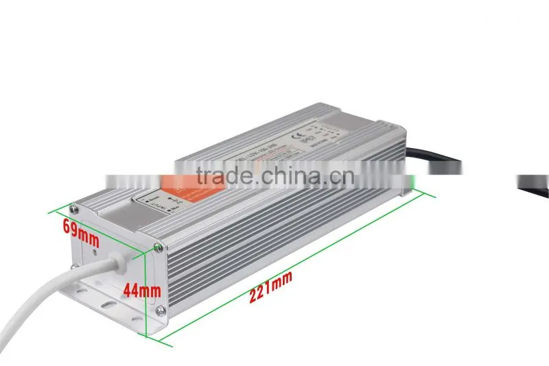 High Efficiency 150W 12V 24V 36V 48V Waterproof Led Power Supply