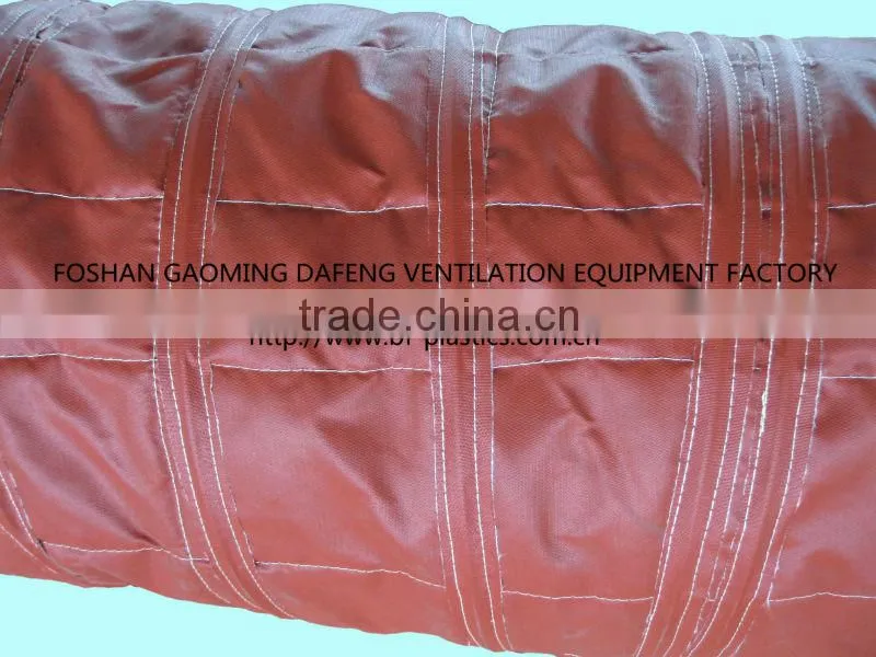 Heat resisting insulated flexible ventilation duct