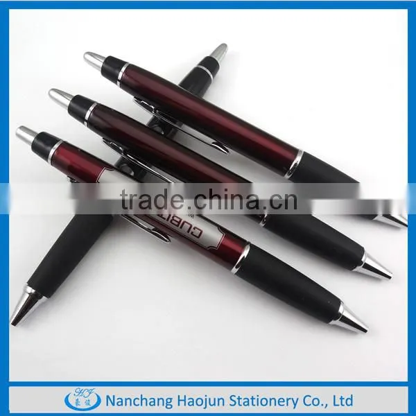 2014 hot selling cheap metal twin pen of double refills