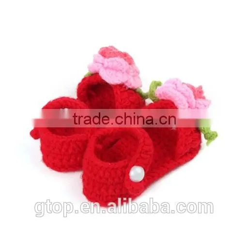 Wholesale Baby Handmade Crochet Shoes Supplier for 1-10 months old S-0030