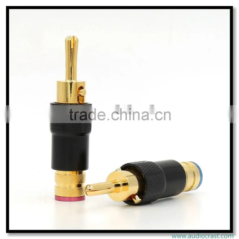 OEM Gold Plated banana plug Speaker Banana terminal