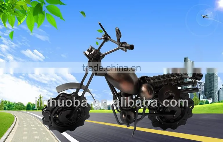 2013 latest metal moto model decoration