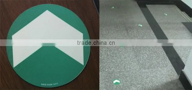 photoluminescent aluminum stair nosing/glow step nosing/glow stair strips