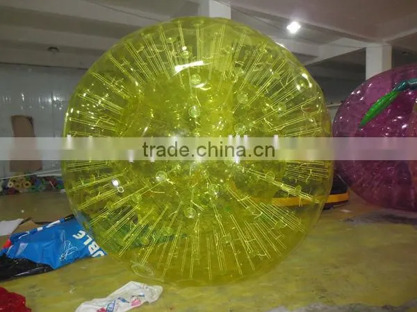 inflatable balls for people for sale/ inflatable grass zorb ball