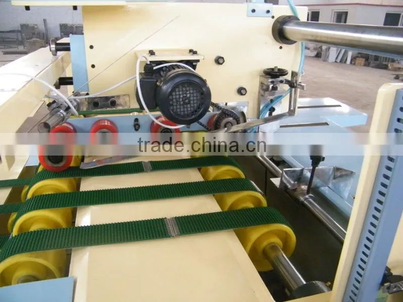 Manual folder gluer machine/Corrugated carton folding gluing machine