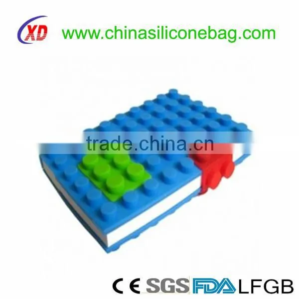 Hot selling silicone notebook cover/silicone book case with factory price
