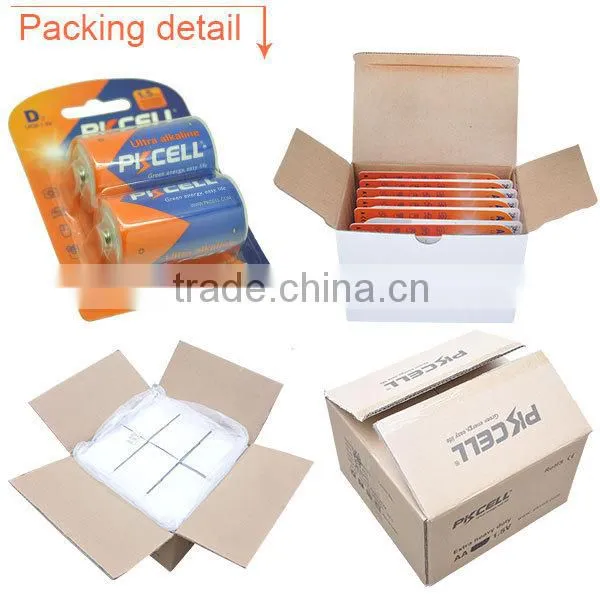 LR20 Dsize alkaline dry batteries,1.5v Dry battery from China battery supplier
