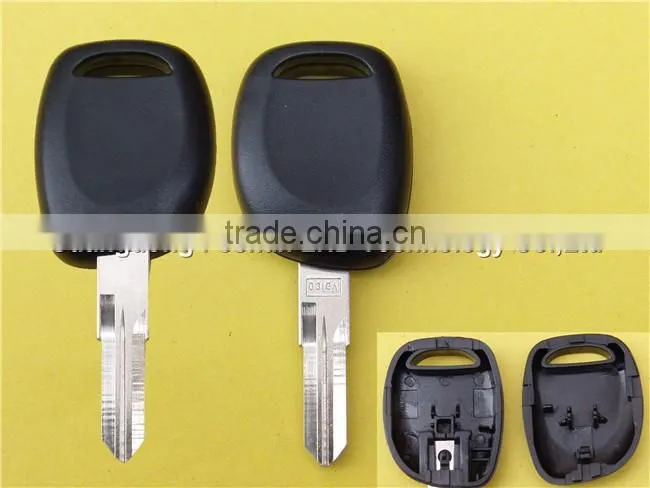 Transponder key case for Renault remote key blank fobs with "valeo" on the blade