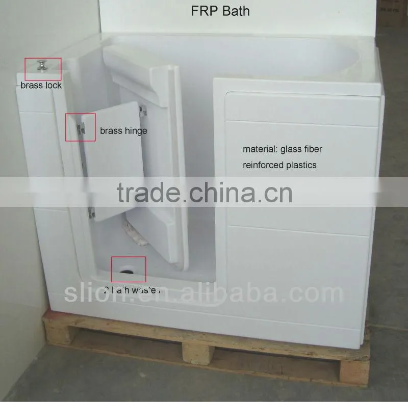 FRP Walk in Bathtub