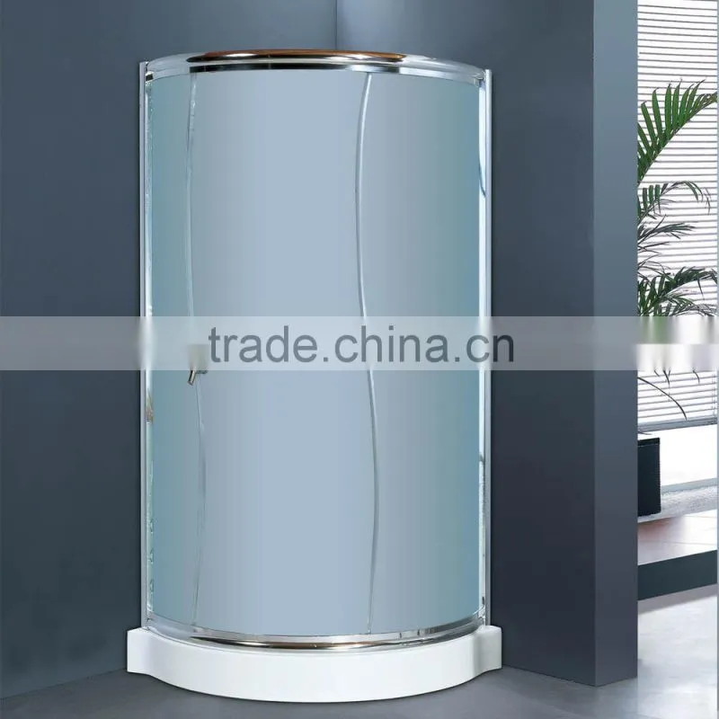 round shower room with tempered frosted glass Y611B
