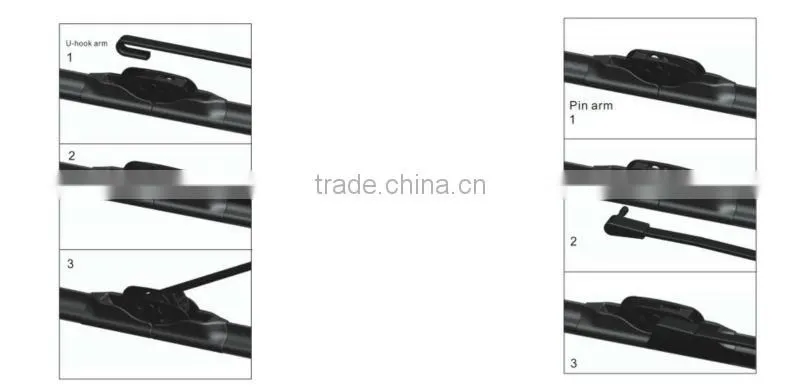 rubber refill change able wiper blade make in china