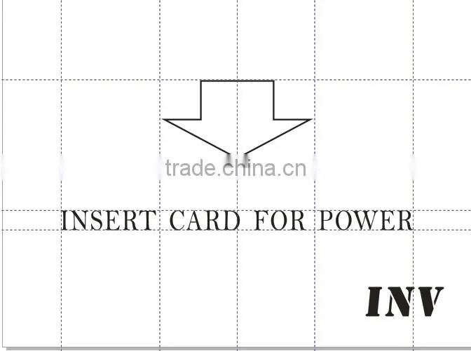 RF door lock energy saver , electrical energy power switch ,RF lock saver