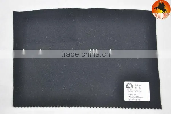 Stock wool viscose melton wool fabric wholesale