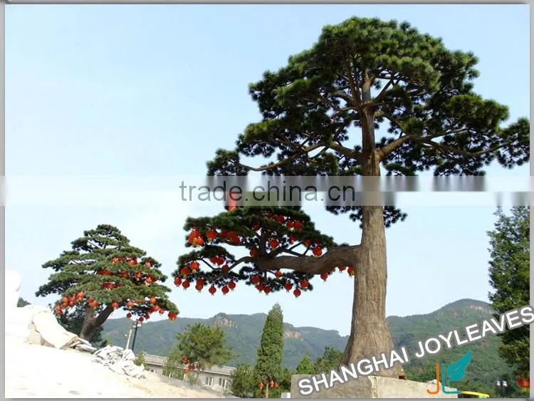large fast delivery anti-uv outdoor artificial pine tree for sale