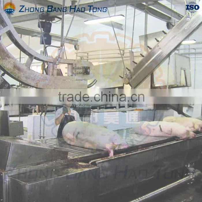 floor mounted plate type sychronized offal and viscera quarantine system