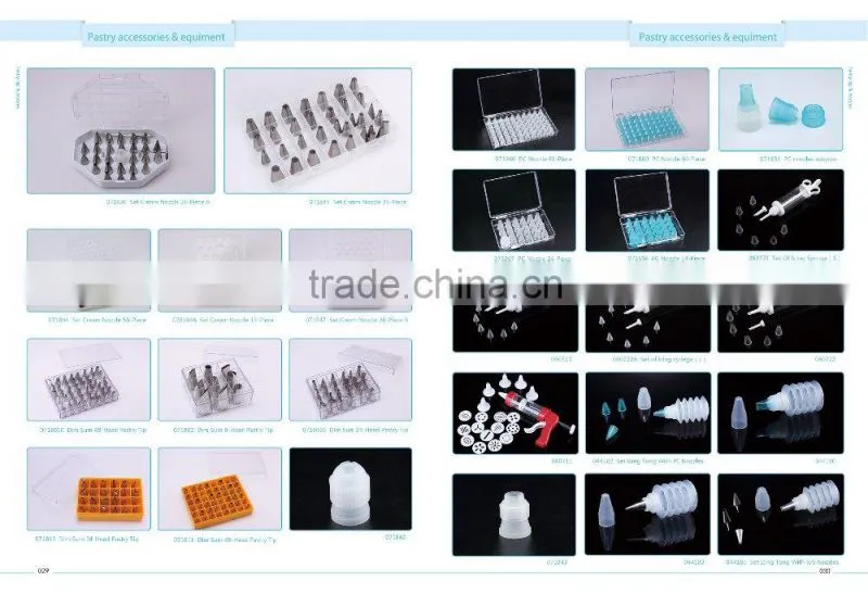 Decoration tool tips nozzle sets piping tips