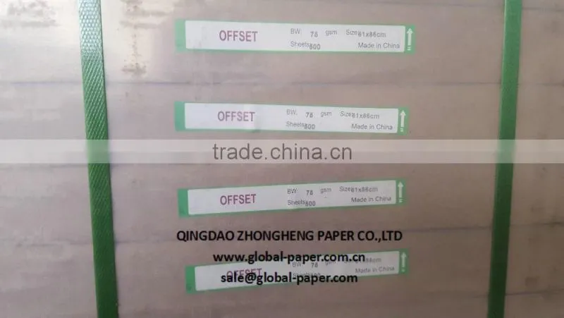 Woodfree Offset Printing Paper / Bond Paper / Book Paper 120gsm