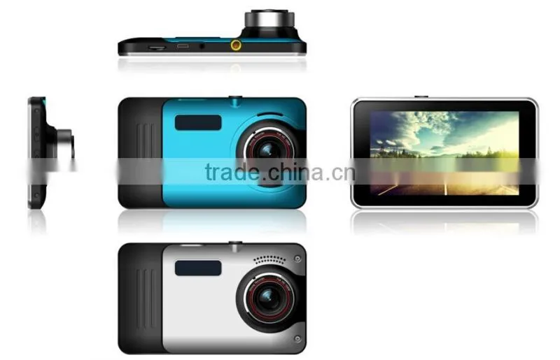 5 Inch Android Car Dash Cam With 1080P Full HD Capacitive Touch Screen Portable DVR