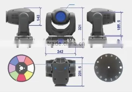 2016 NEW Style and High Quality 30W x 1 White LED Beam Moving Head Light