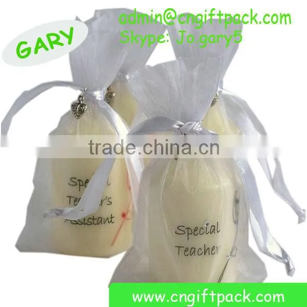 Ivory Organza Bags Cheap Drawstring Wedding Sweet Bags