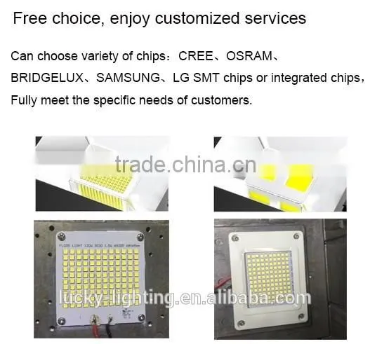 High Lumens 1600lm IP65 waterproof bridgelux chip 10 watt led flood light