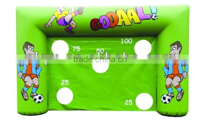 Customized inflatable soccer goal for sale