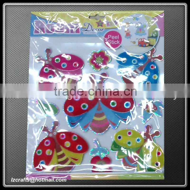 3D Butterfly Sticker