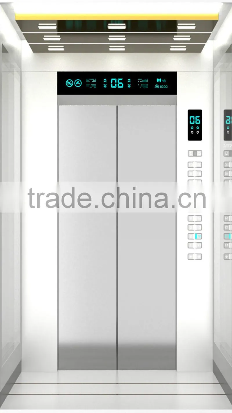 Stainless steel passenger elevator cost less with high quality
