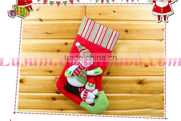 China factory sale 28*45cm candy gift packaging knit christmas stockings