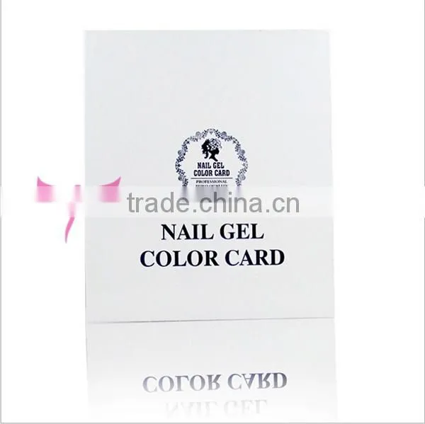 120 Spaces Nail Polish Color Book/ chart/ Card Nail Tech Book