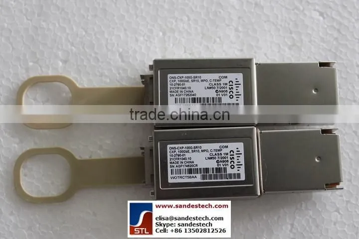 CISCO ONS-CXP-100G-SR10 CXP 100GbE SR10 MPO C-TEMP ONS-CXP-100G-SR10= 10-2970-01 CISCO optical transceiver