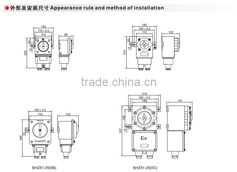 explosion proof transfer switch