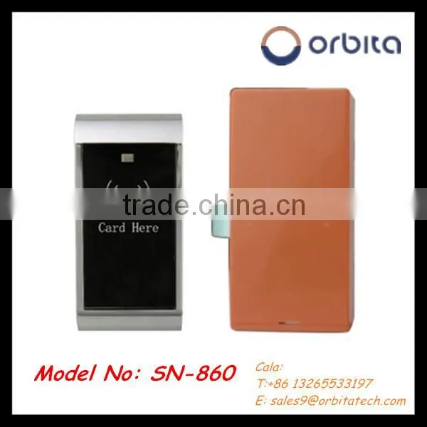 2014 Orbita cabinet lock with alarm. Swipe card locks