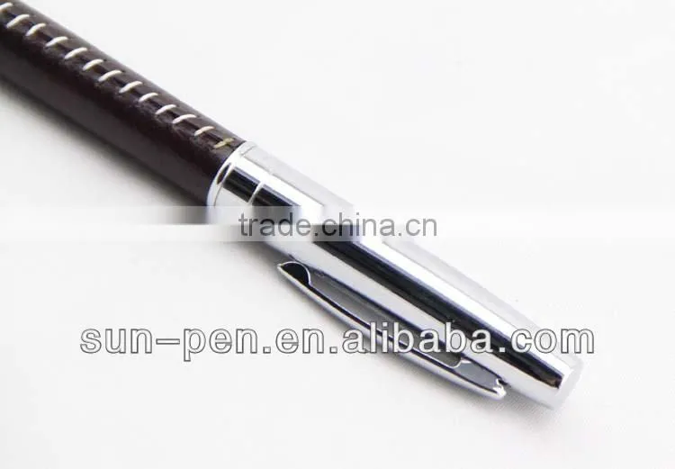 Promotional Fashionale metal leather pen