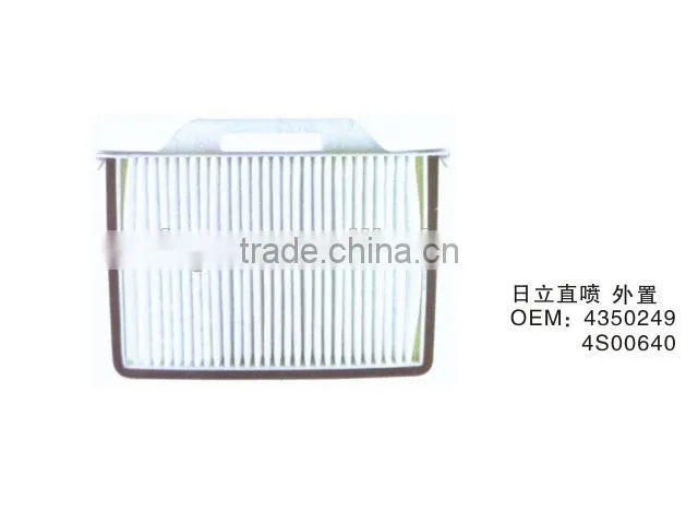 best quality ZAXS EX200-5 Excavator air conditioner filter 4350249 4S00640