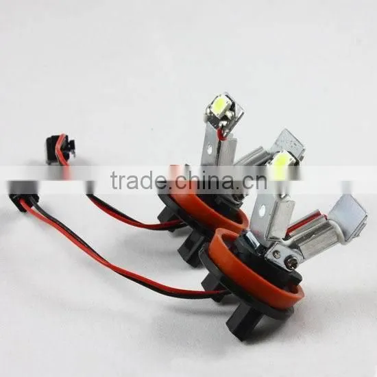 car accessories H8 6W led angel eyes H8 halo ring for bmw E91 H8 led marker lights